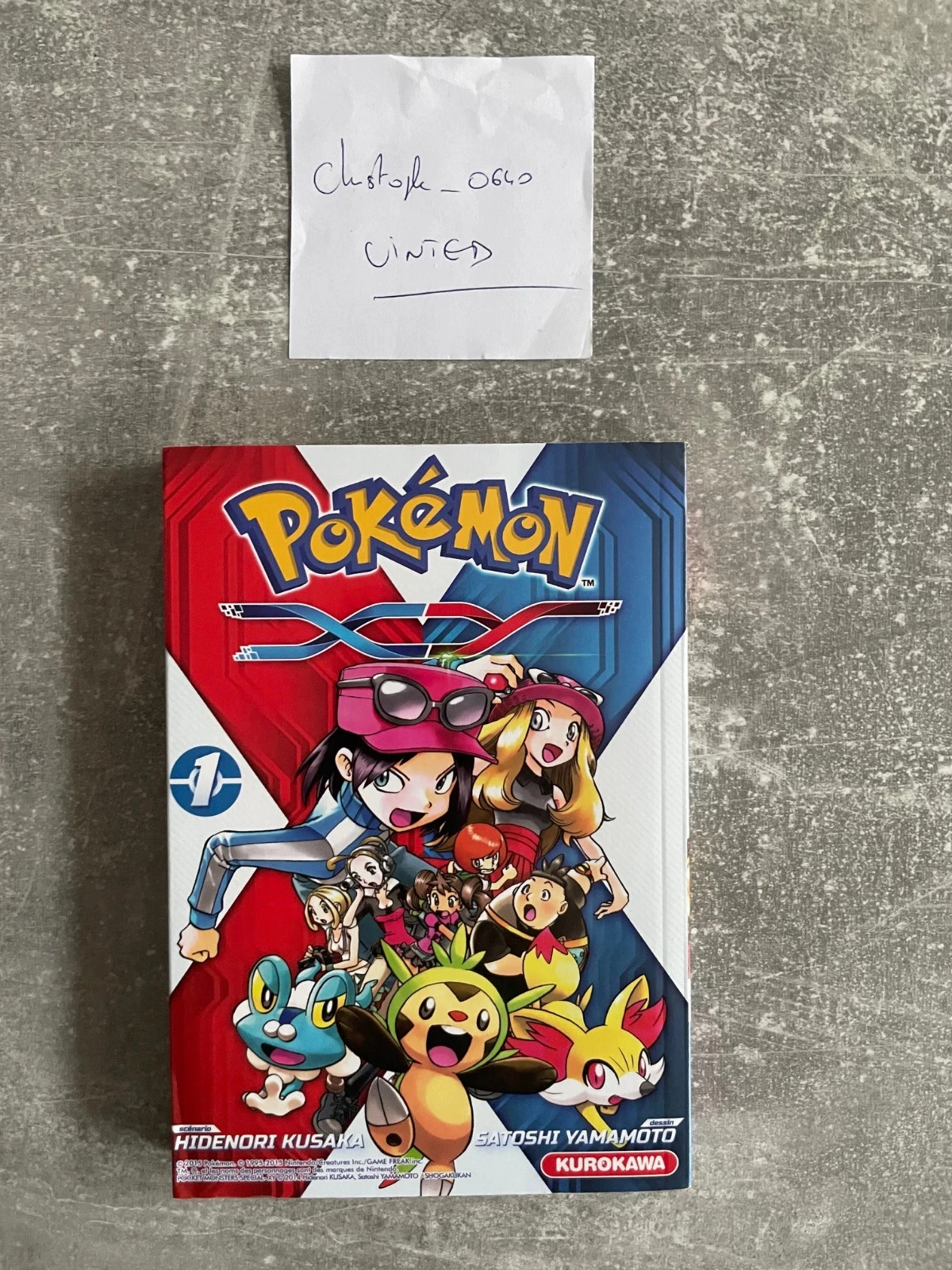 Manga Pokemon XY Tome 1 en version française.